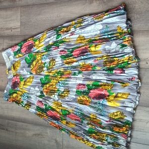 Joni B. Multi-Color Floral Maxi Skirt size S